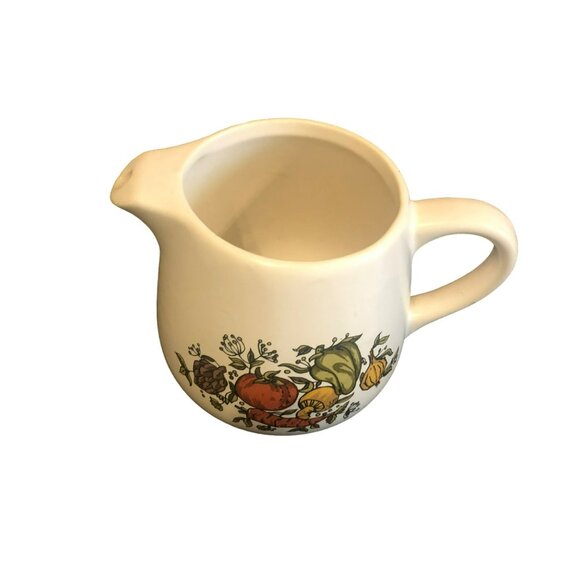 McCoy Spice Delight Pitcher Creamer 7020 vtg 70s Vegetables - Picture 2 of 6